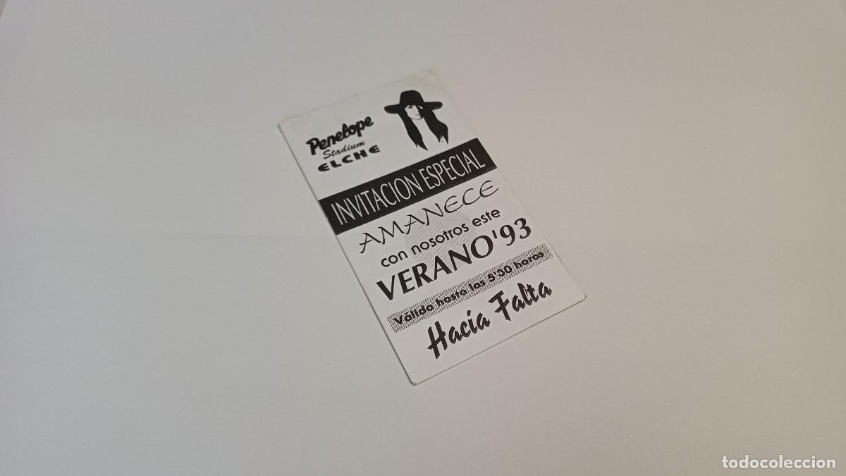 Otros art&iacute;culos de coleccionismo en papel: FLYER ENTRADA INVITACION - DISCOTECA PENELOPE