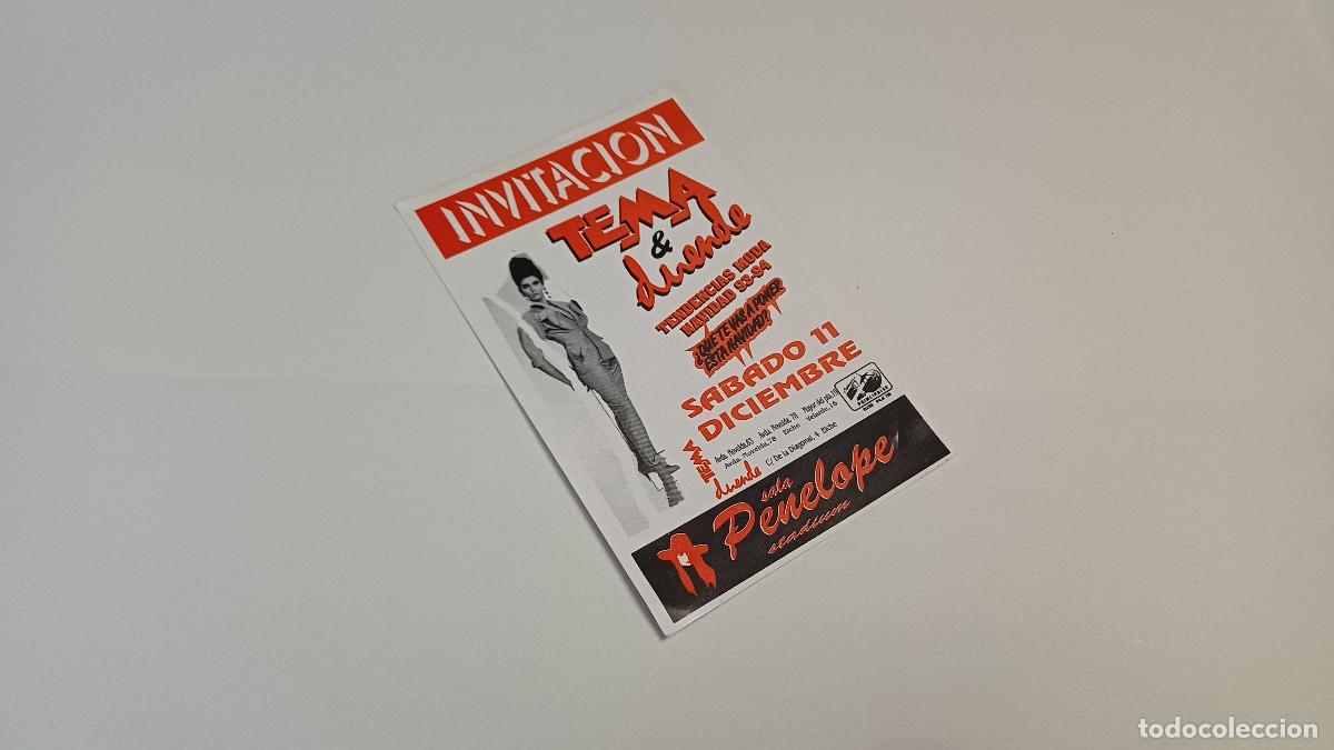 Otros art&iacute;culos de coleccionismo en papel: FLYER ENTRADA INVITACION - DISCOTECA PENELOPE