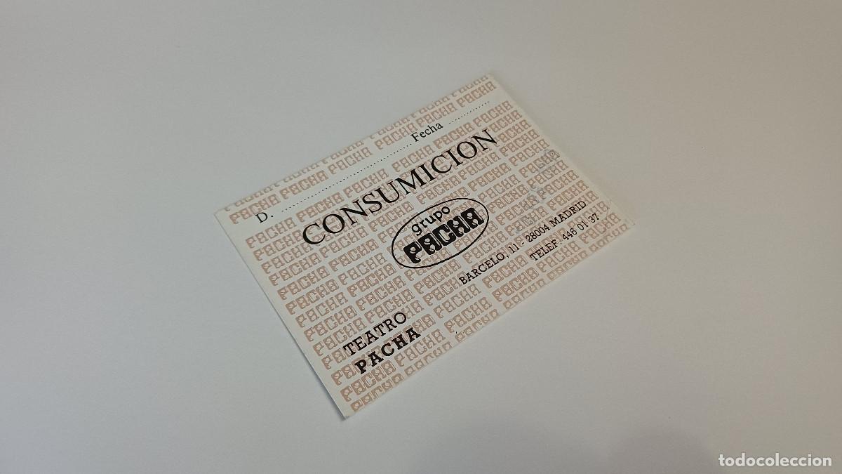 Otros art&iacute;culos de coleccionismo en papel: FLYER ENTRADA INVITACION - DISCOTECA PACHA MADRID