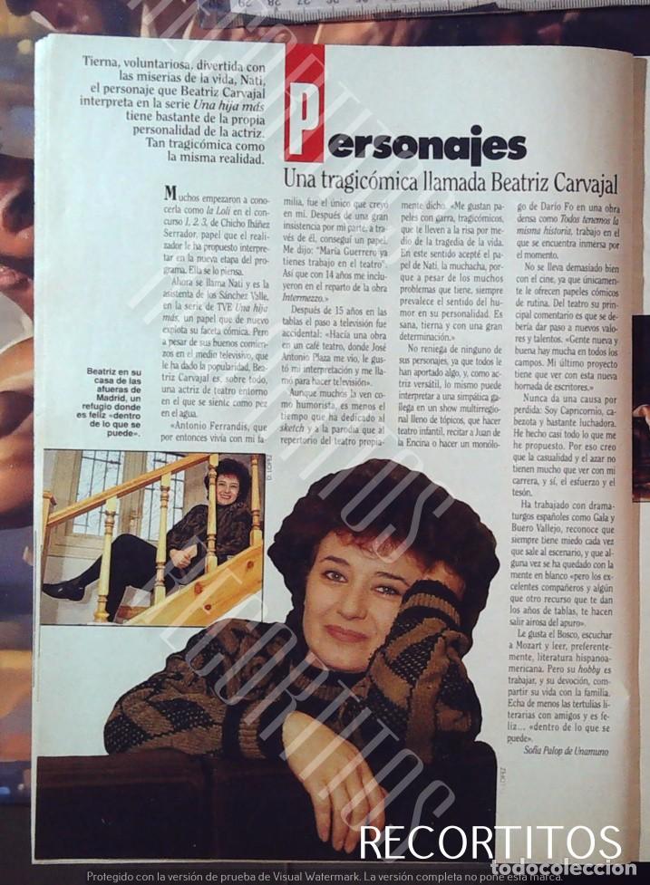 Otros art&iacute;culos de coleccionismo en papel: beatriz carvajal un dos tres humorista