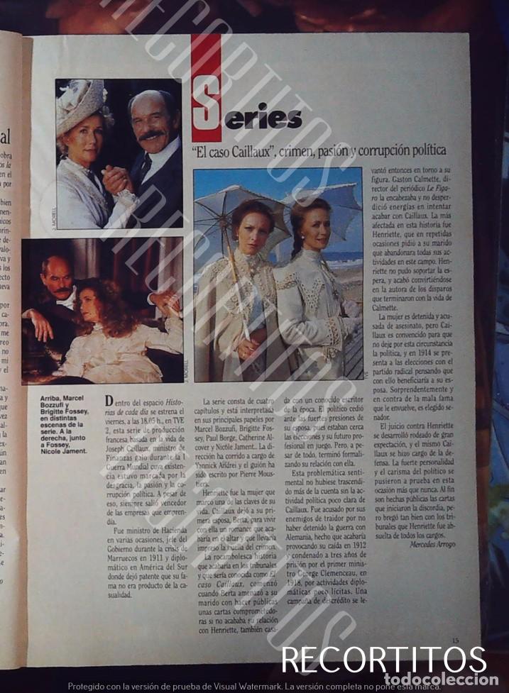 Otros art&iacute;culos de coleccionismo en papel: series el caso caillaux marcel boxxufi brigitte fossey nicole jament