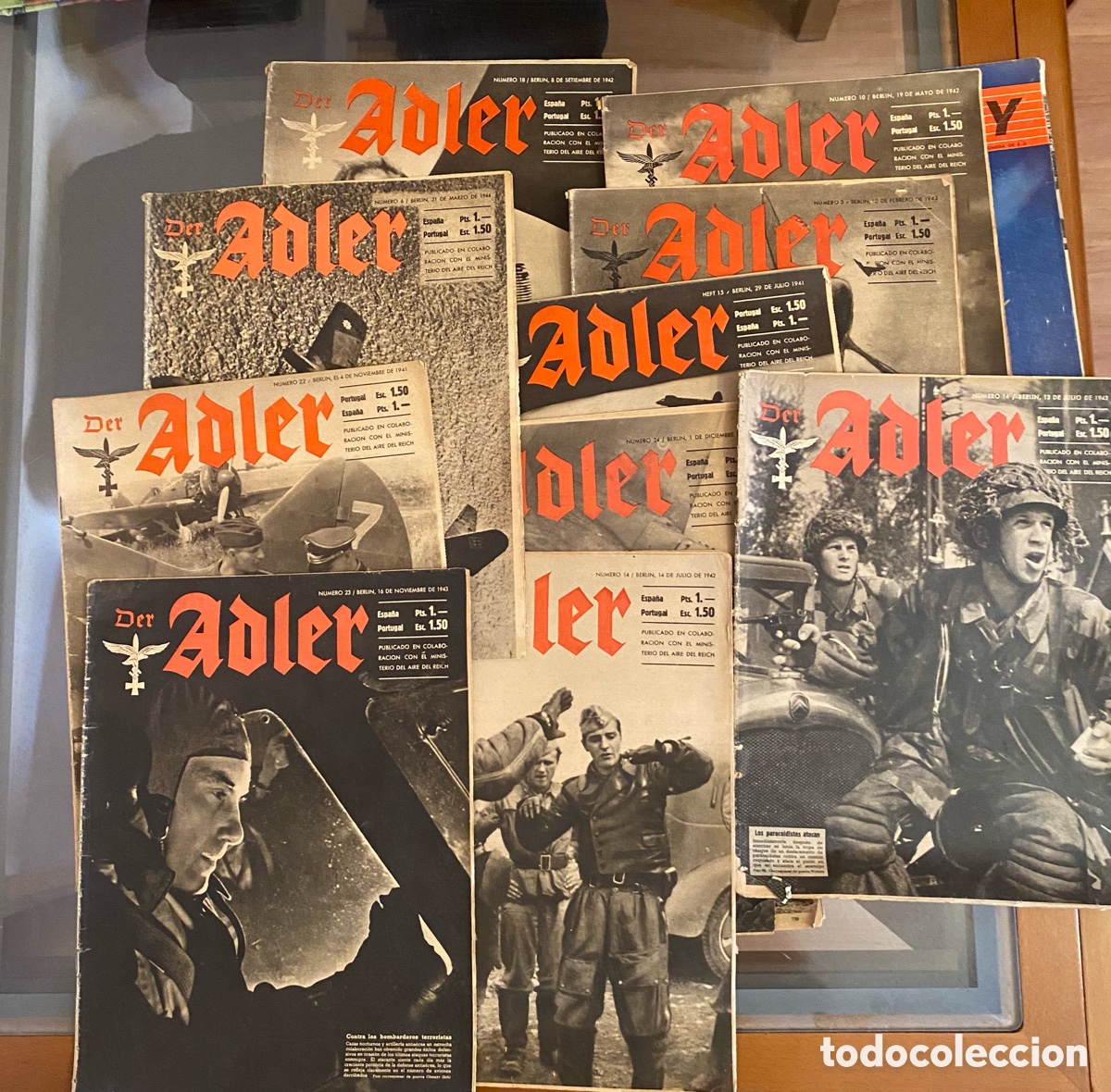 Otros art&iacute;culos de coleccionismo en papel: Peri&oacute;dico Nazi Der Adler