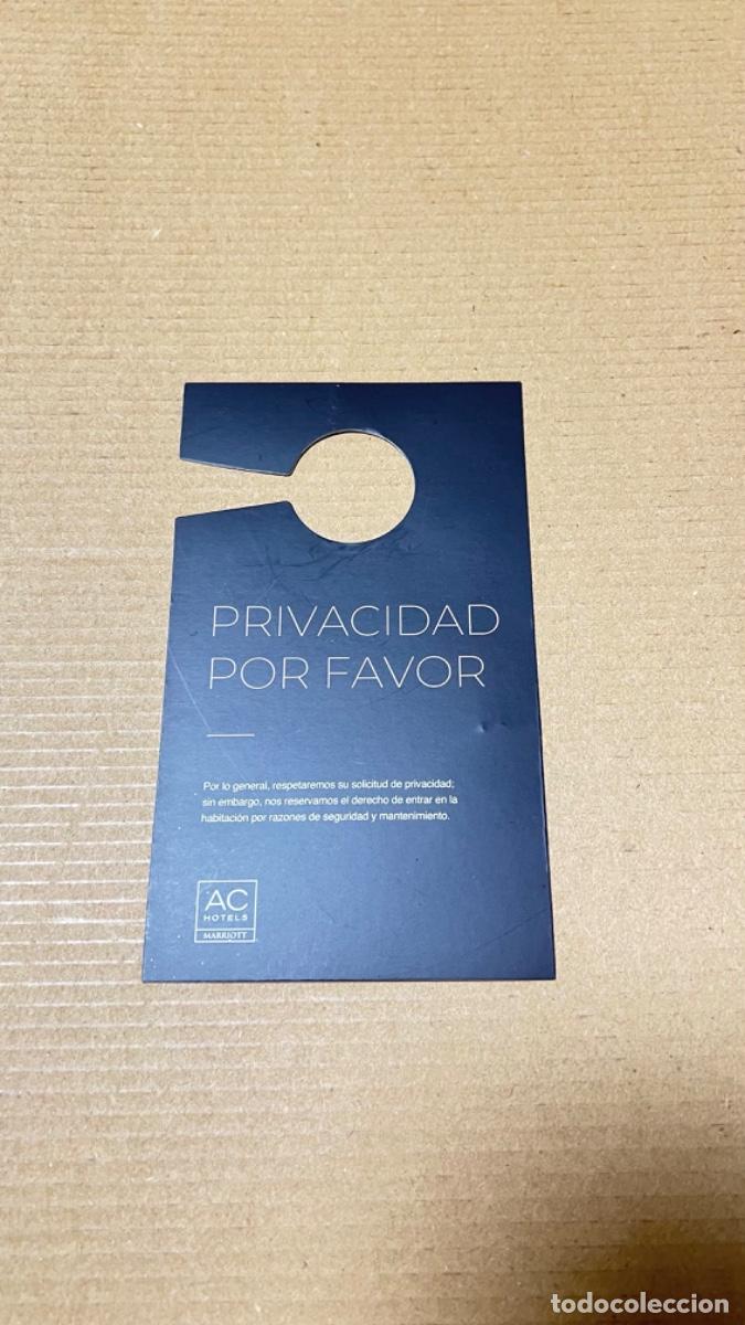 Sammelleidenschaft Andere Papierartikel: TARJETA de HOTEL &ldquo;NO MOLESTEN&rdquo; DO NOT DISTURB