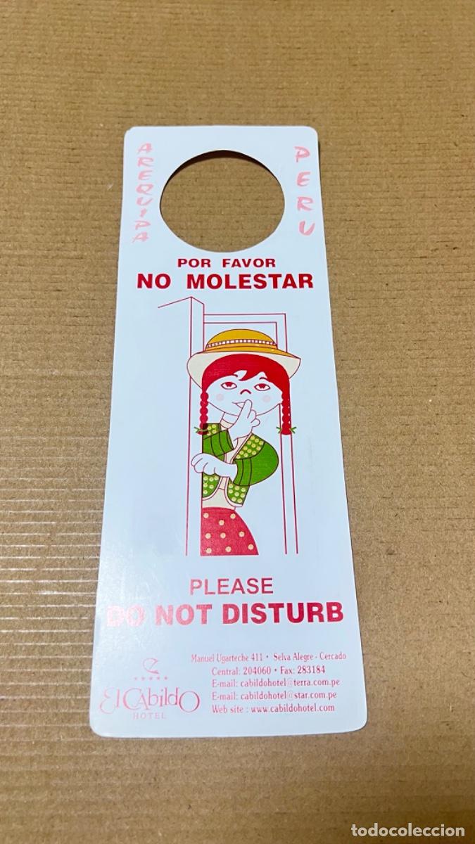 Otros art&iacute;culos de coleccionismo en papel: TARJETA de HOTEL &ldquo;NO MOLESTEN&rdquo; DO NOT DISTURB