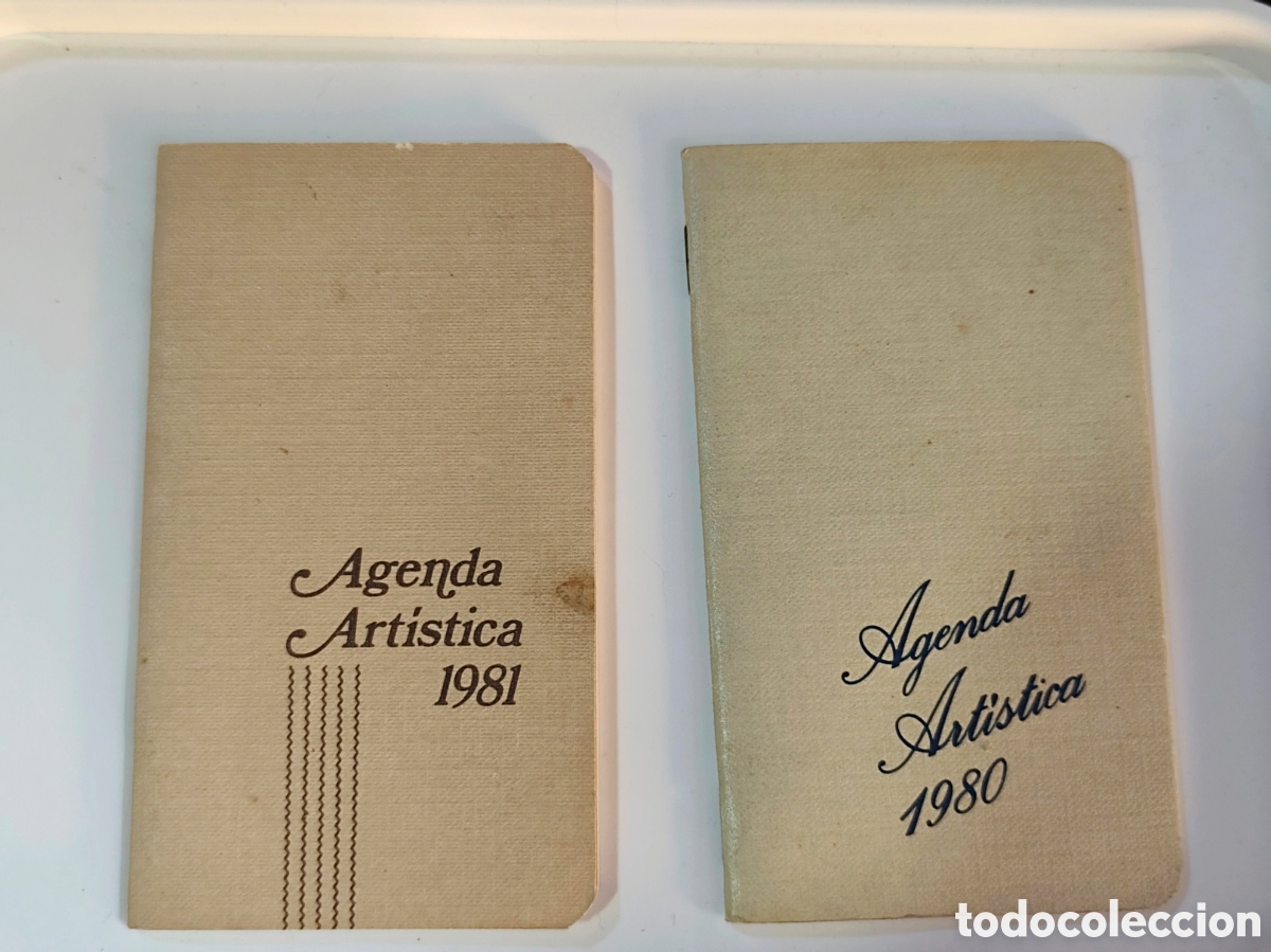 Otros art&iacute;culos de coleccionismo en papel: Agenda Art&iacute;stica. 1980 y 1981. Nuevas