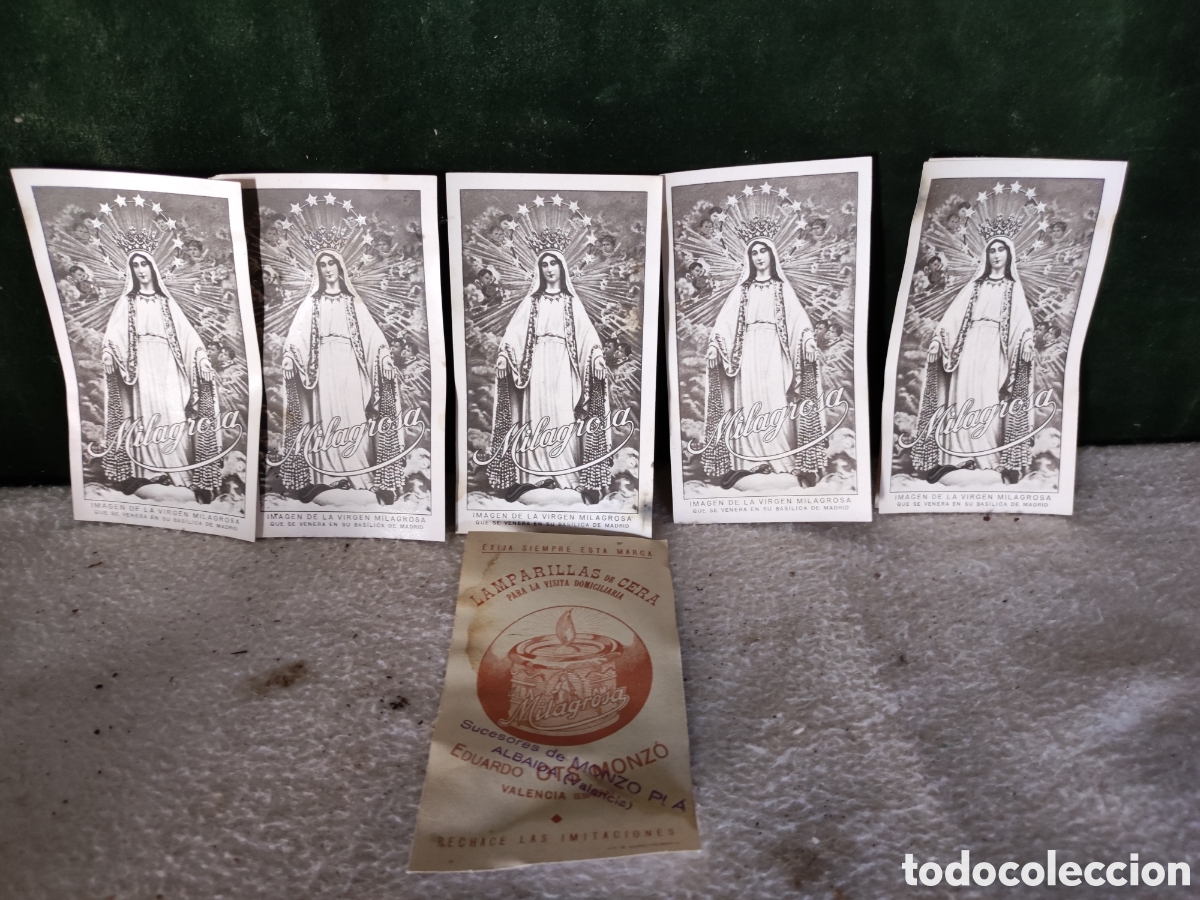 Otros art&iacute;culos de coleccionismo en papel: Seis estampas de la milagrosa publicidad