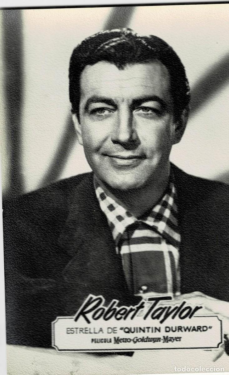 Otros art&iacute;culos de coleccionismo en papel: FOTO PUBLICIDAD DE ROBET TAYLOR EN &rdquo;QUINTIN DURWARD&rdquo;. FOTOCINE-021