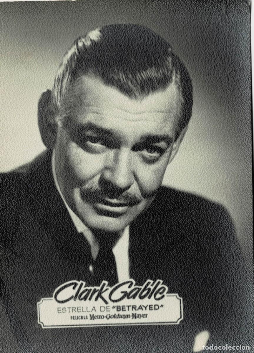 Otros art&iacute;culos de coleccionismo en papel: FOTO PUBLICIDAD DE CLARK GABLE EN &rdquo;BETRAYED&rdquo;. FOTOCINE-024