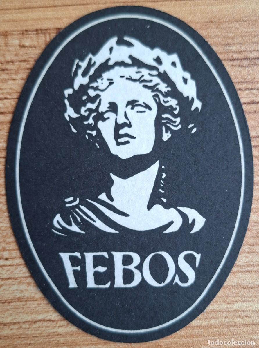 Otros art&iacute;culos de coleccionismo en papel: Posavasos Febos - Avil&eacute;s (Asturias)