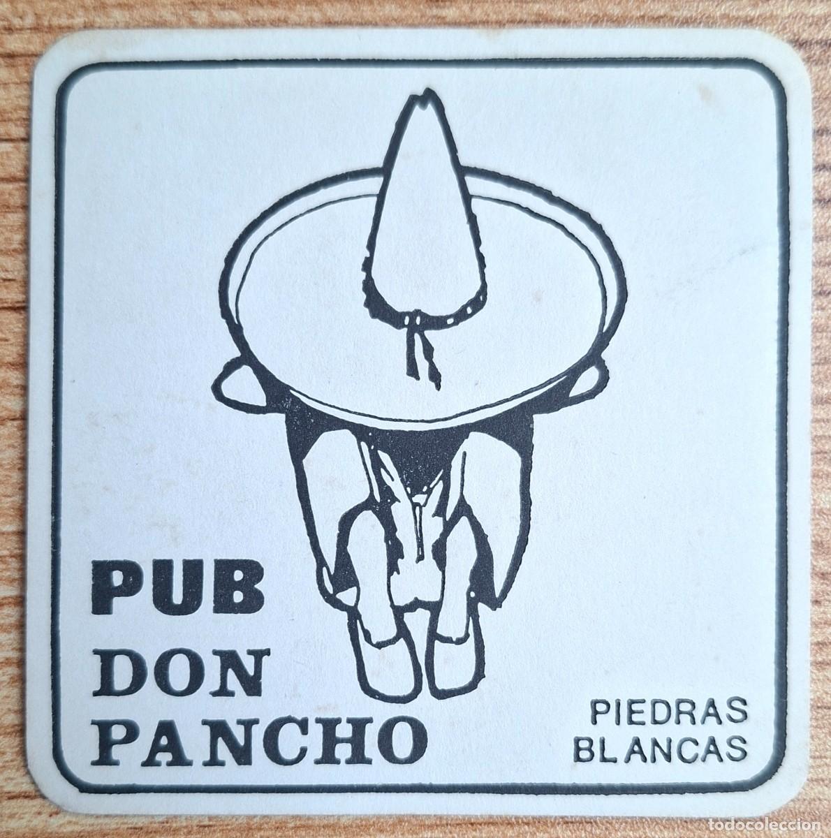 Otros art&iacute;culos de coleccionismo en papel: Posavasos Pub Don Pancho - Piedras Blancas - Castrill&oacute;n (Asturias)