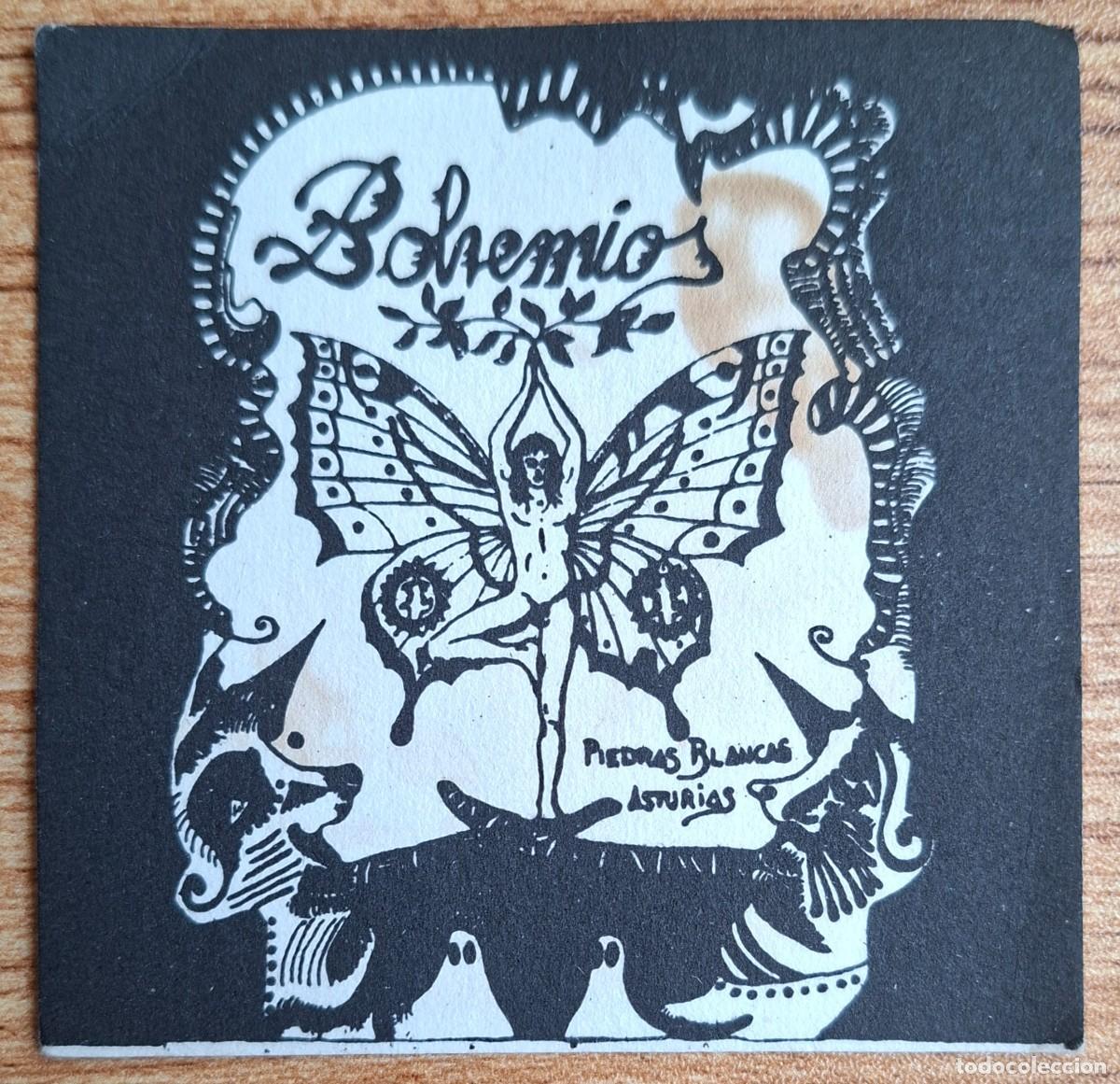 Otros art&iacute;culos de coleccionismo en papel: Posavasos Caf&eacute; karaoke Bohemios - Piedras Blancas - Castrill&oacute;n (Asturias)