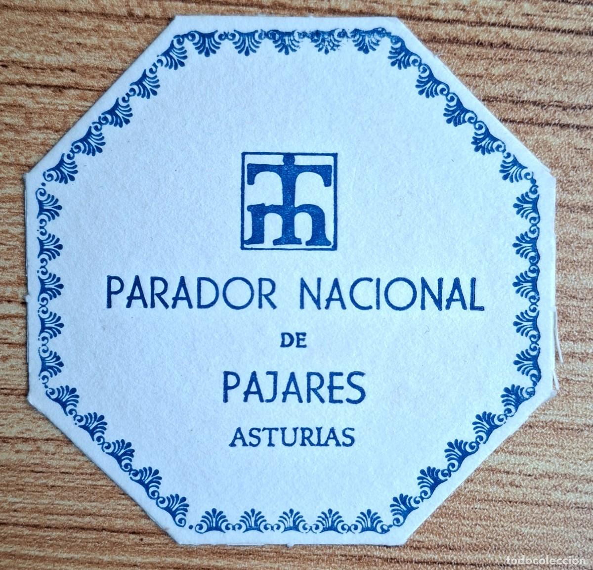 Otros art&iacute;culos de coleccionismo en papel: Posavasos Parador Nacional de Pajares (Asturias)