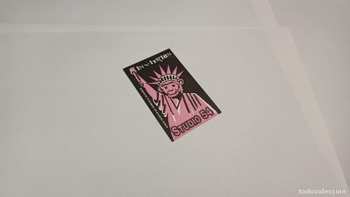 Otros art&iacute;culos de coleccionismo en papel: FLYER ENTRADA INVITACION - DISCOTECA STUDIO 54