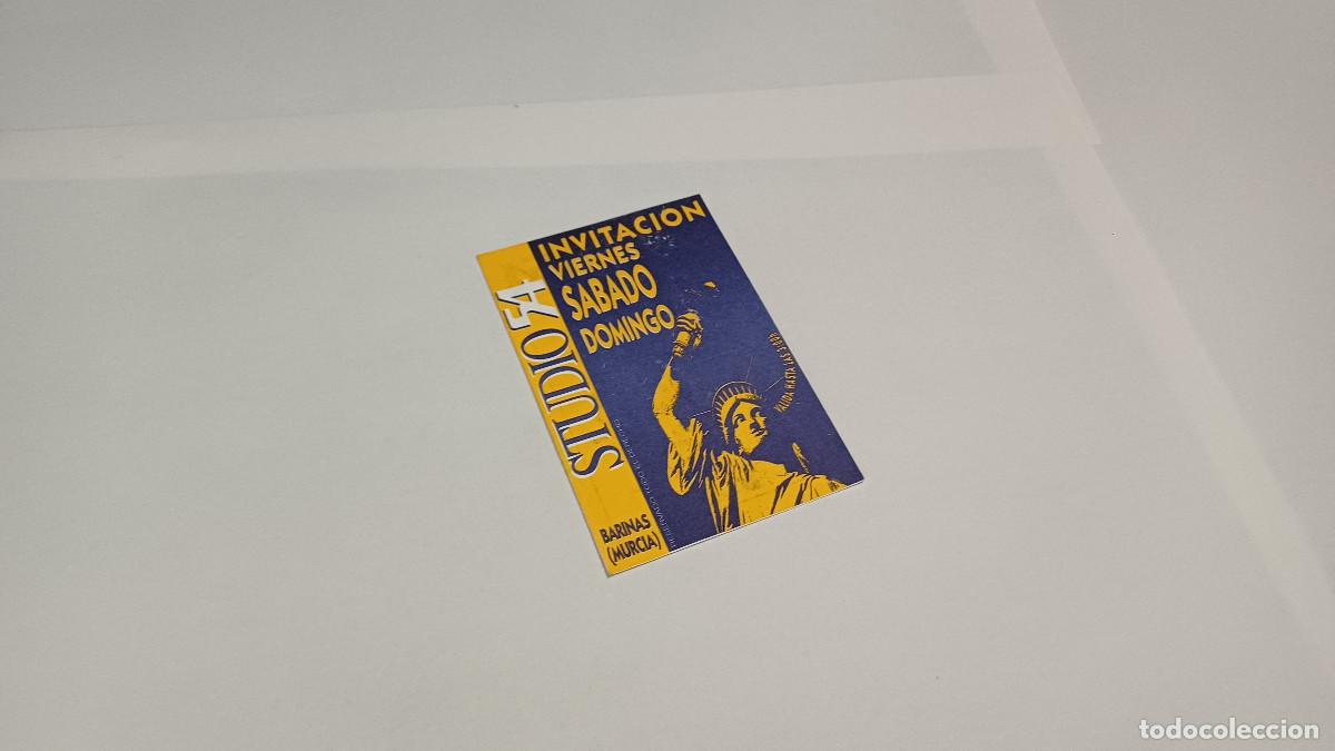Otros art&iacute;culos de coleccionismo en papel: FLYER ENTRADA INVITACION - DISCOTECA STUDIO 54