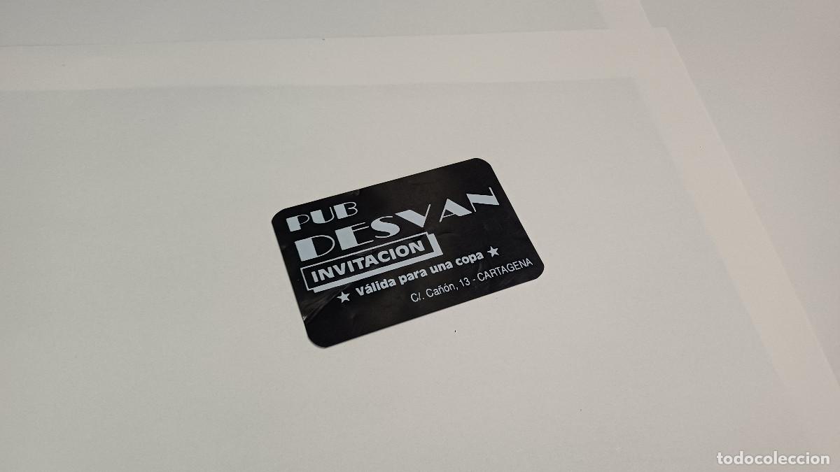 Otros art&iacute;culos de coleccionismo en papel: FLYER ENTRADA INVITACION - TARJETA DE PLASTICO DISCOTECA PUB DESVAN