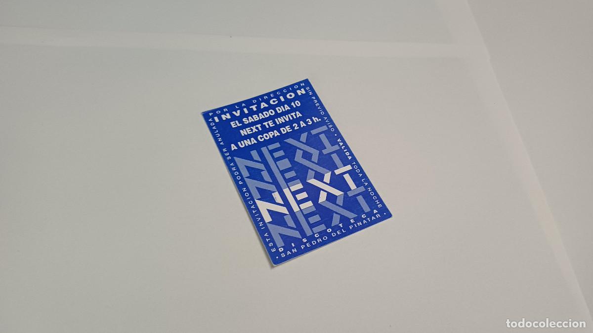 Otros art&iacute;culos de coleccionismo en papel: FLYER ENTRADA INVITACION - DISCOTECA NEXT