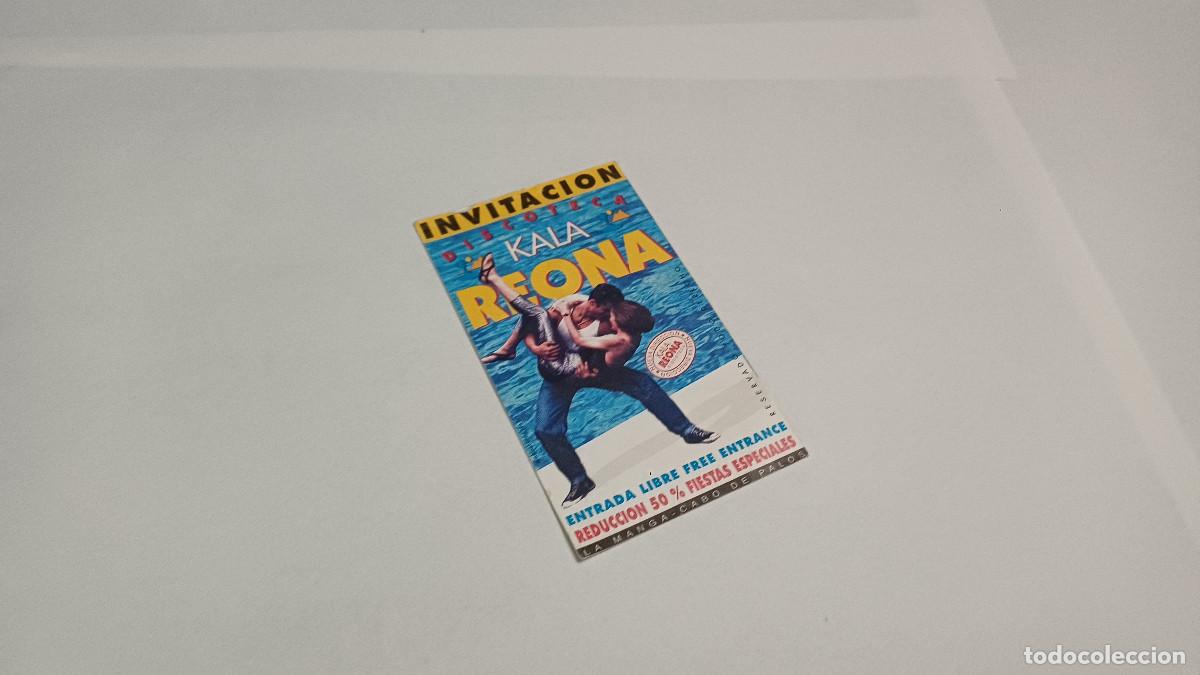 Otros art&iacute;culos de coleccionismo en papel: FLYER ENTRADA INVITACION - DISCOTECA KALA REONA
