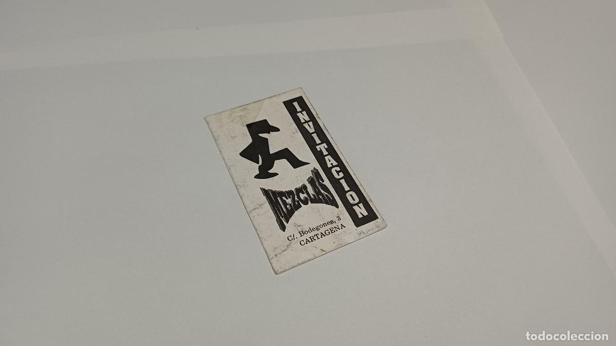 Paper Collecting Others: FLYER ENTRADA INVITACION - DISCOTECA MEZCLAS