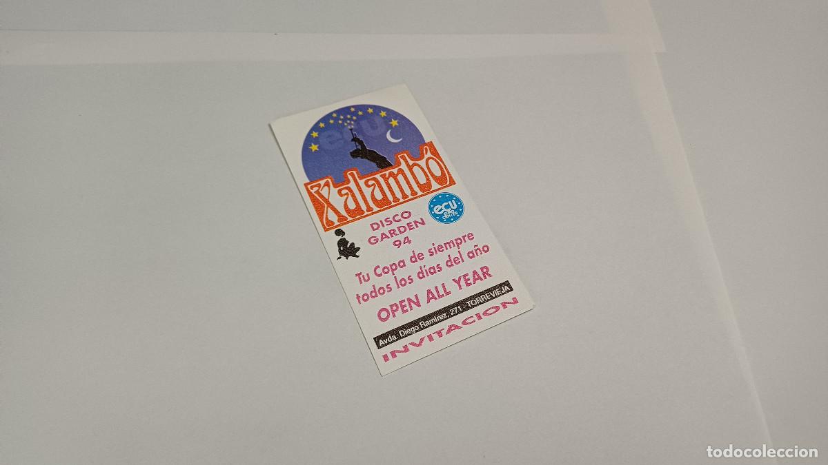 Altri oggetti di carta: FLYER ENTRADA INVITACION - DISCOTECA XALAMB&Oacute;
