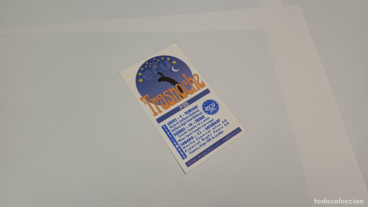 Otros art&iacute;culos de coleccionismo en papel: FLYER ENTRADA INVITACION - DISCOTECA TRASNOCHE