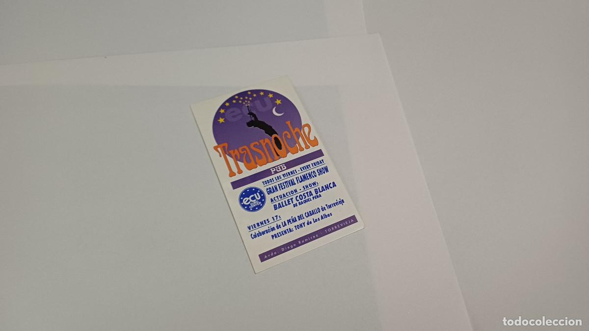 Otros art&iacute;culos de coleccionismo en papel: FLYER ENTRADA INVITACION - DISCOTECA TRASNOCHE