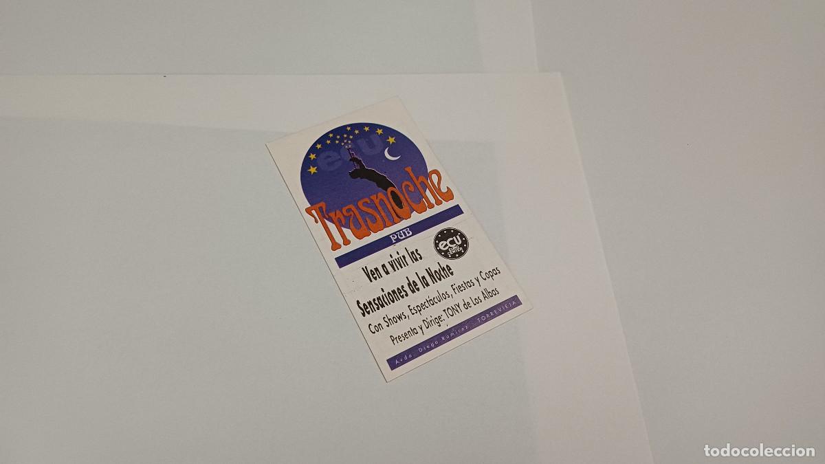Otros art&iacute;culos de coleccionismo en papel: FLYER ENTRADA INVITACION - DISCOTECA TRASNOCHE