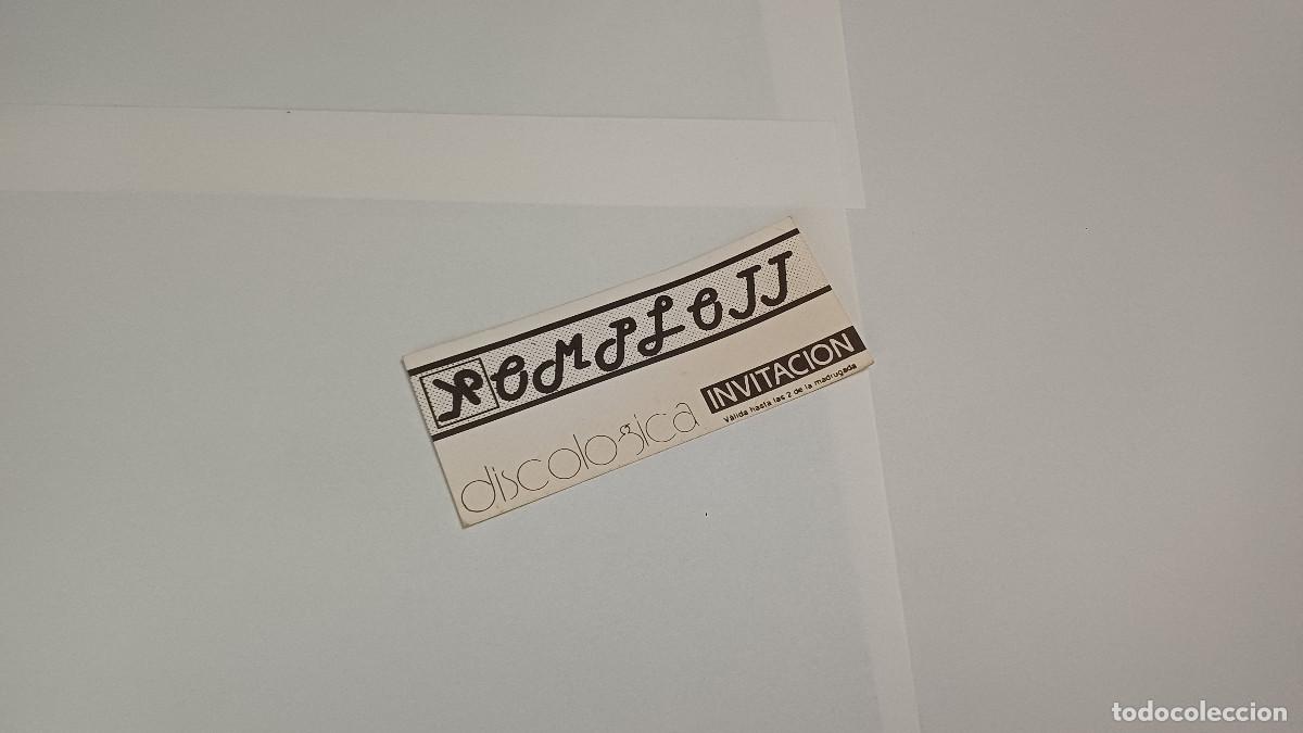 Otros art&iacute;culos de coleccionismo en papel: FLYER ENTRADA INVITACION - DISCOTECA KOMPLOTT