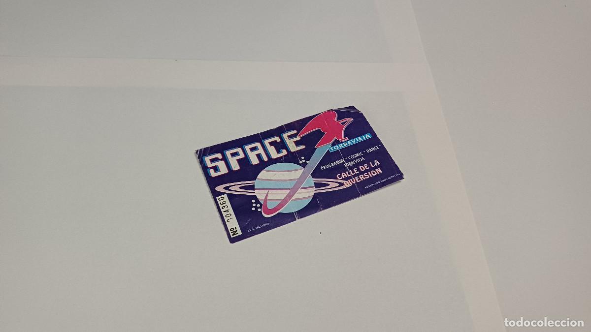 Otros art&iacute;culos de coleccionismo en papel: FLYER ENTRADA INVITACION - DISCOTECA SPACE