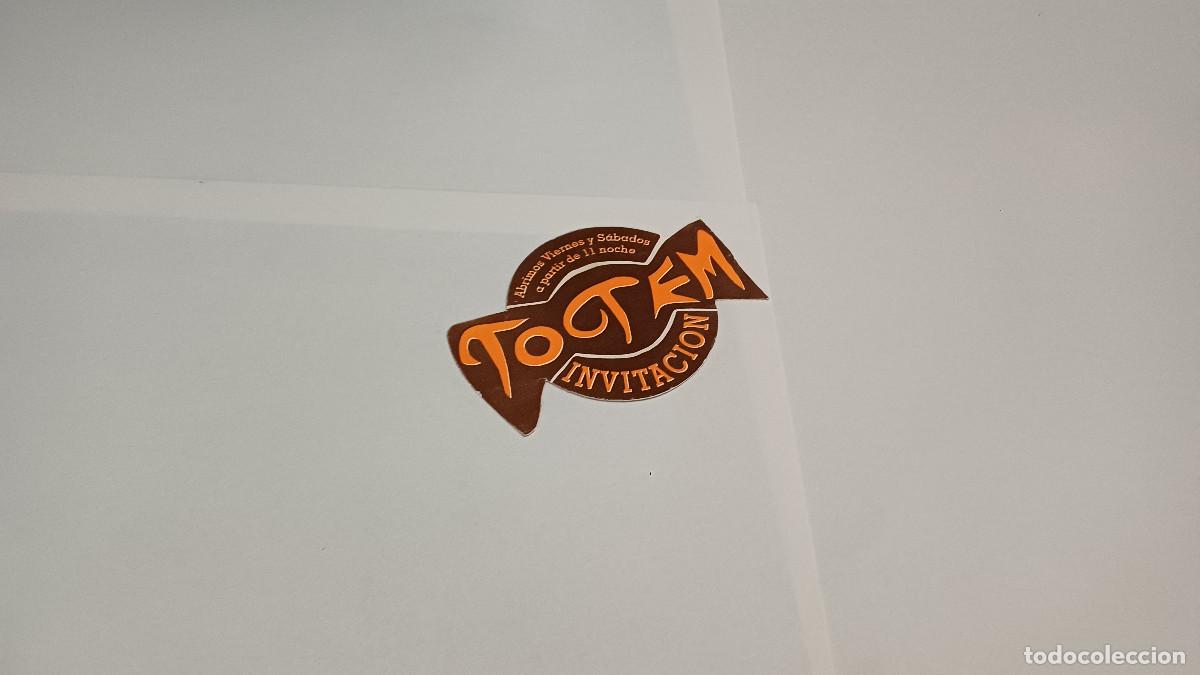 Otros art&iacute;culos de coleccionismo en papel: FLYER ENTRADA INVITACION - DISCOTECA TOTEM