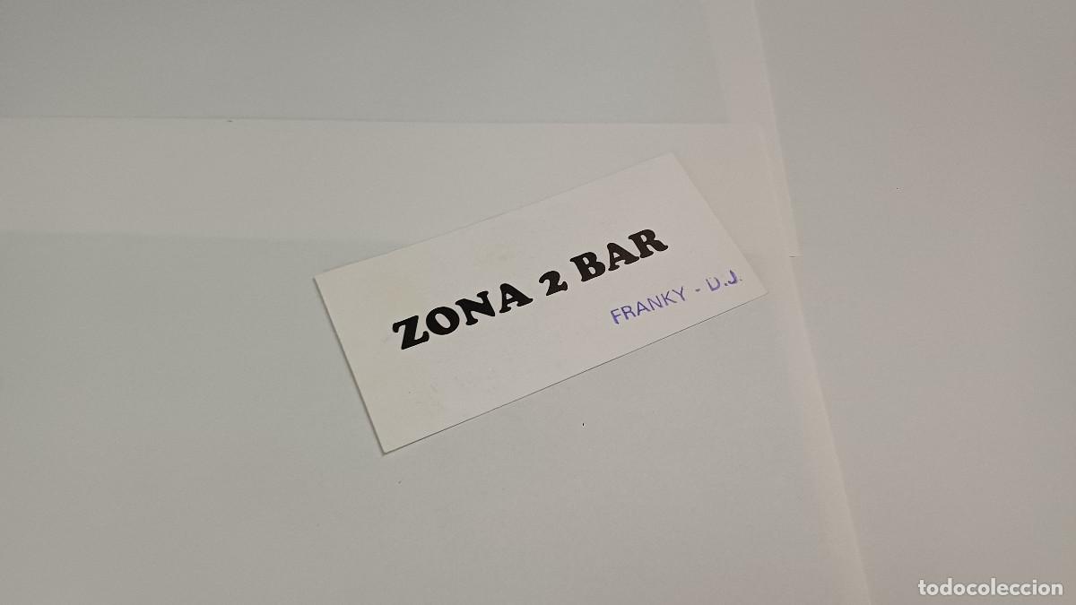 Otros art&iacute;culos de coleccionismo en papel: FLYER ENTRADA INVITACION - DISCOTECA PUB ZONA 2 BAR - LA CALLE DE LA DIVERSI&Oacute;N