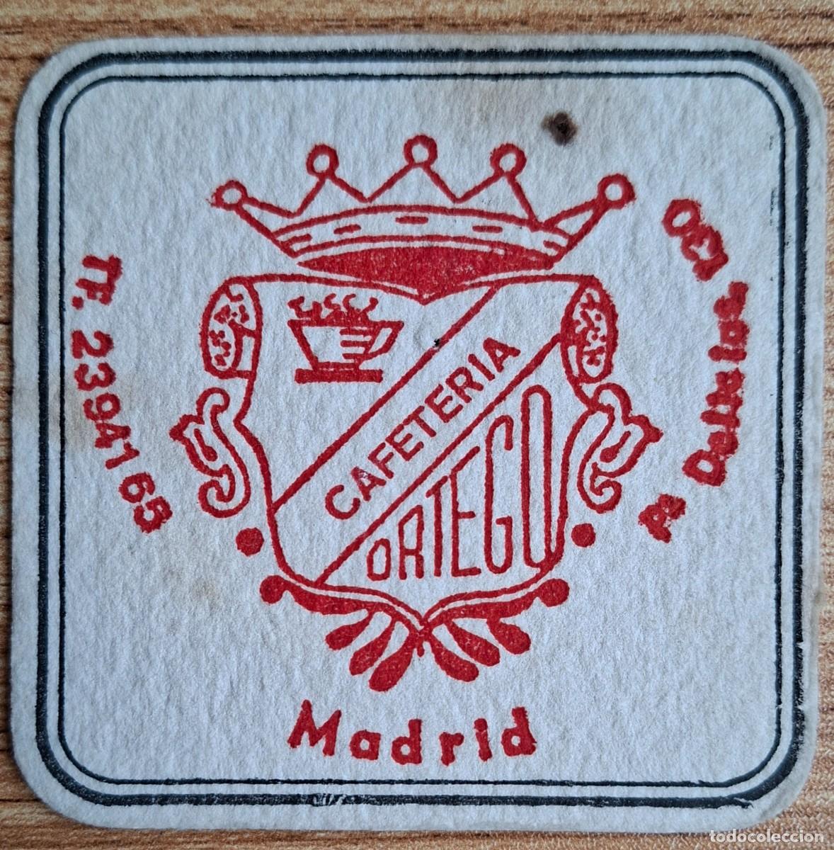 Otros art&iacute;culos de coleccionismo en papel: Posavasos Cafeter&iacute;a Ortego - Madrid
