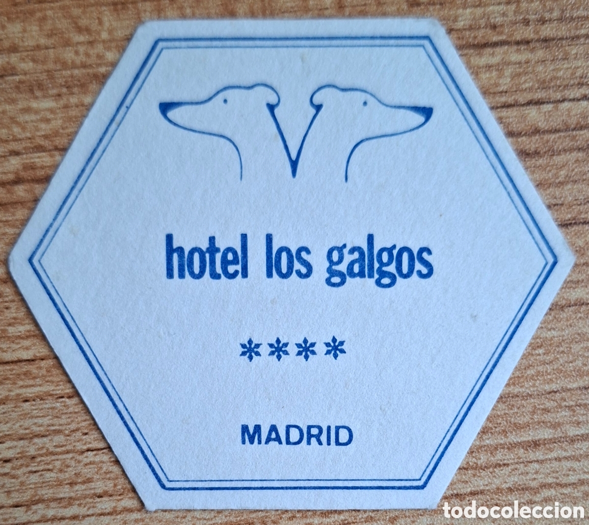 Otros art&iacute;culos de coleccionismo en papel: Posvasos Hotel Los Galgos - Hotasa Rumasa - Madrid