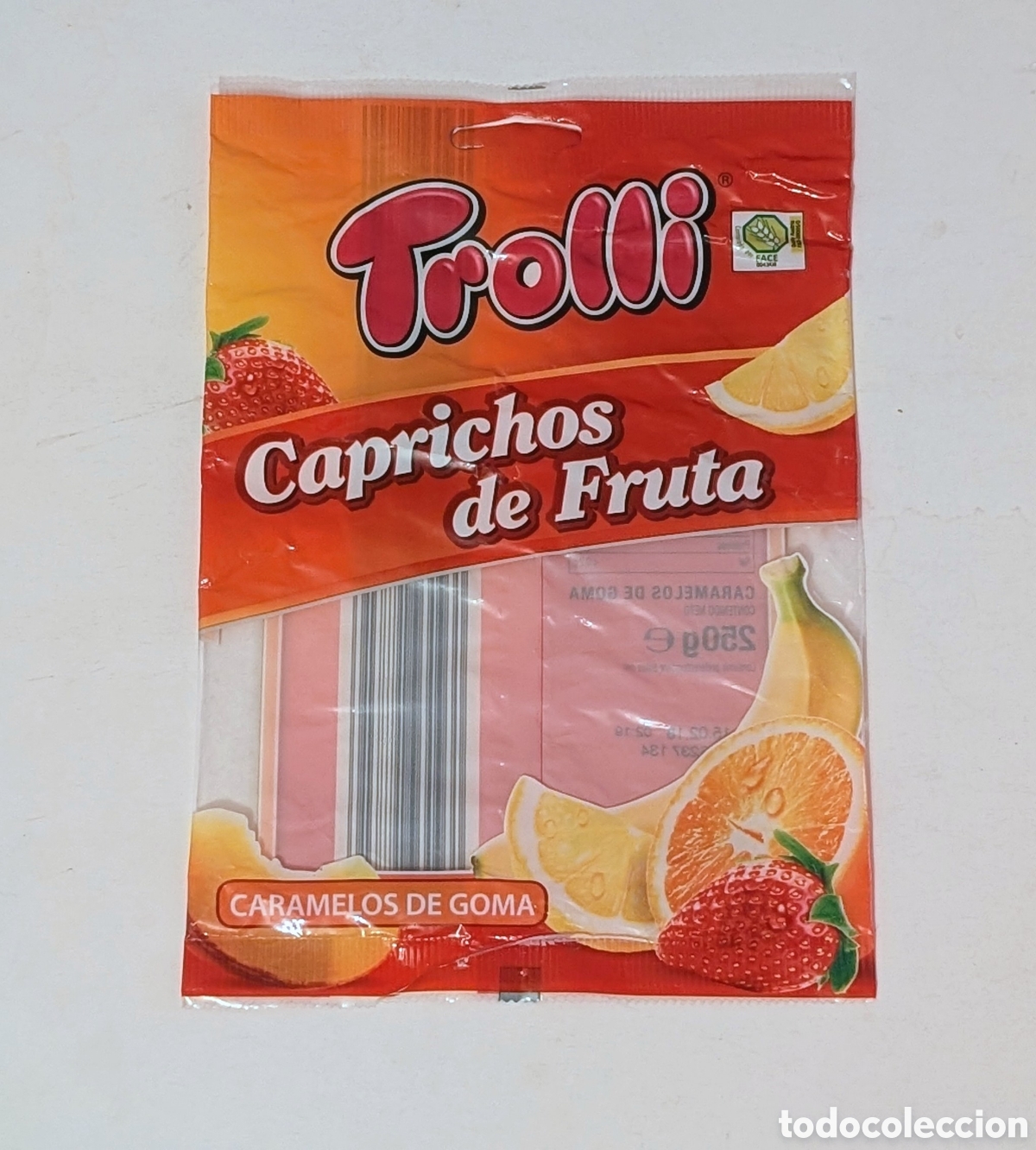 Otros art&iacute;culos de coleccionismo en papel: Envase vac&iacute;o envoltorio golosinas. Trolli