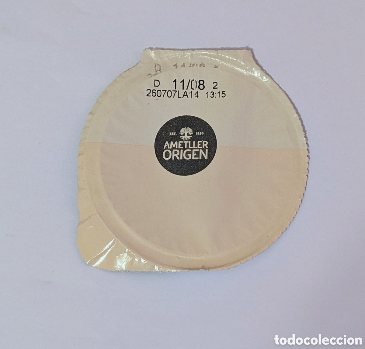 Otros art&iacute;culos de coleccionismo en papel: Tapa Yogur natillas Casa Ametller