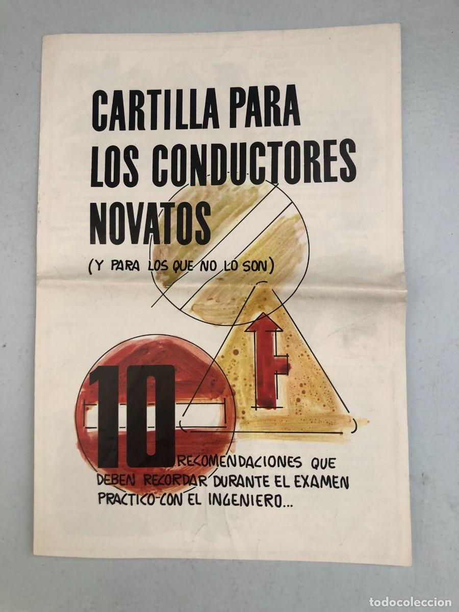 Otros art&iacute;culos de coleccionismo en papel: CARTILLA PARA LOS CONDUCTORES NOVATOS