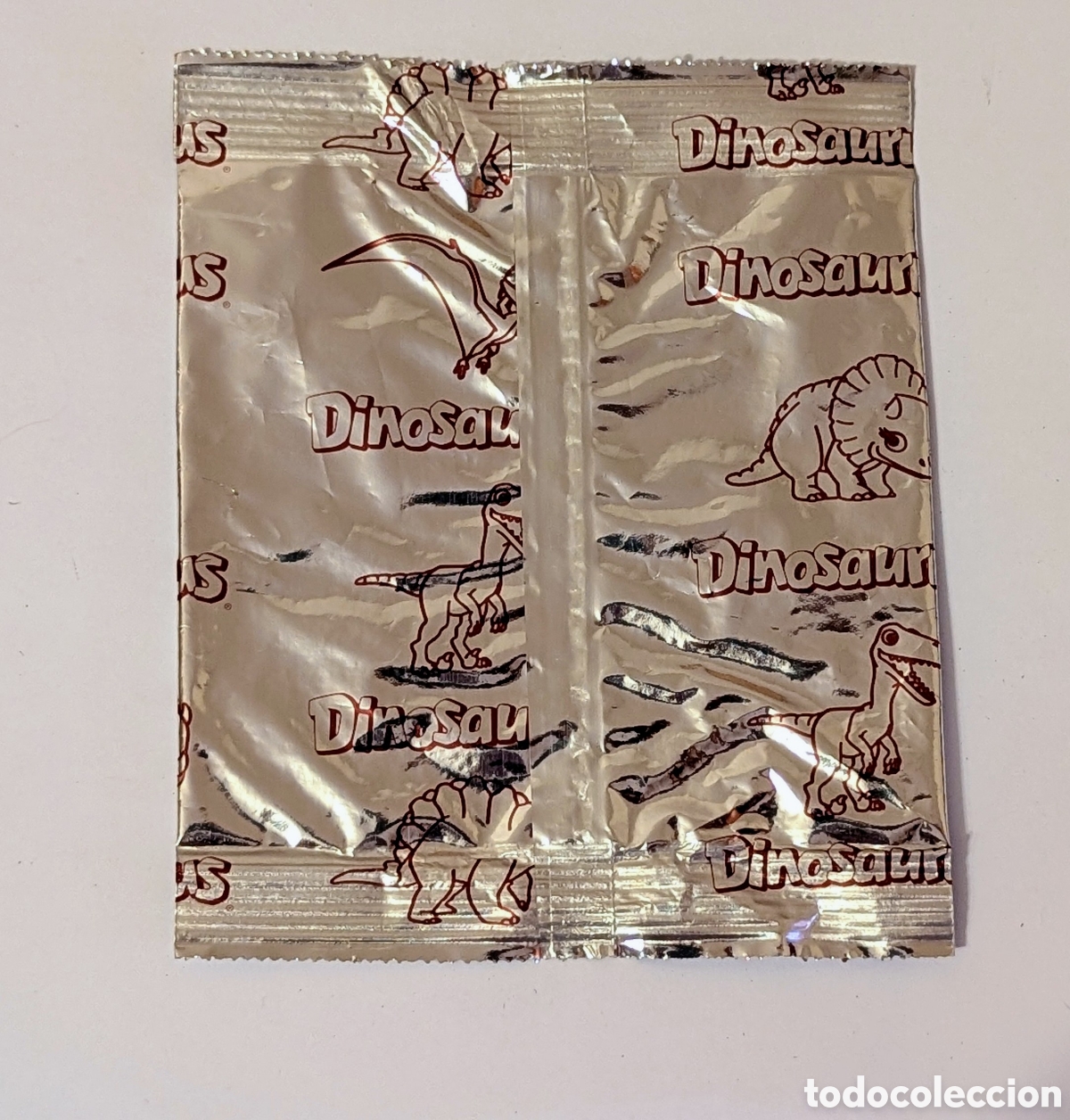 Otros art&iacute;culos de coleccionismo en papel: Envase envoltorio vac&iacute;o Dinosaurus - Foto 2