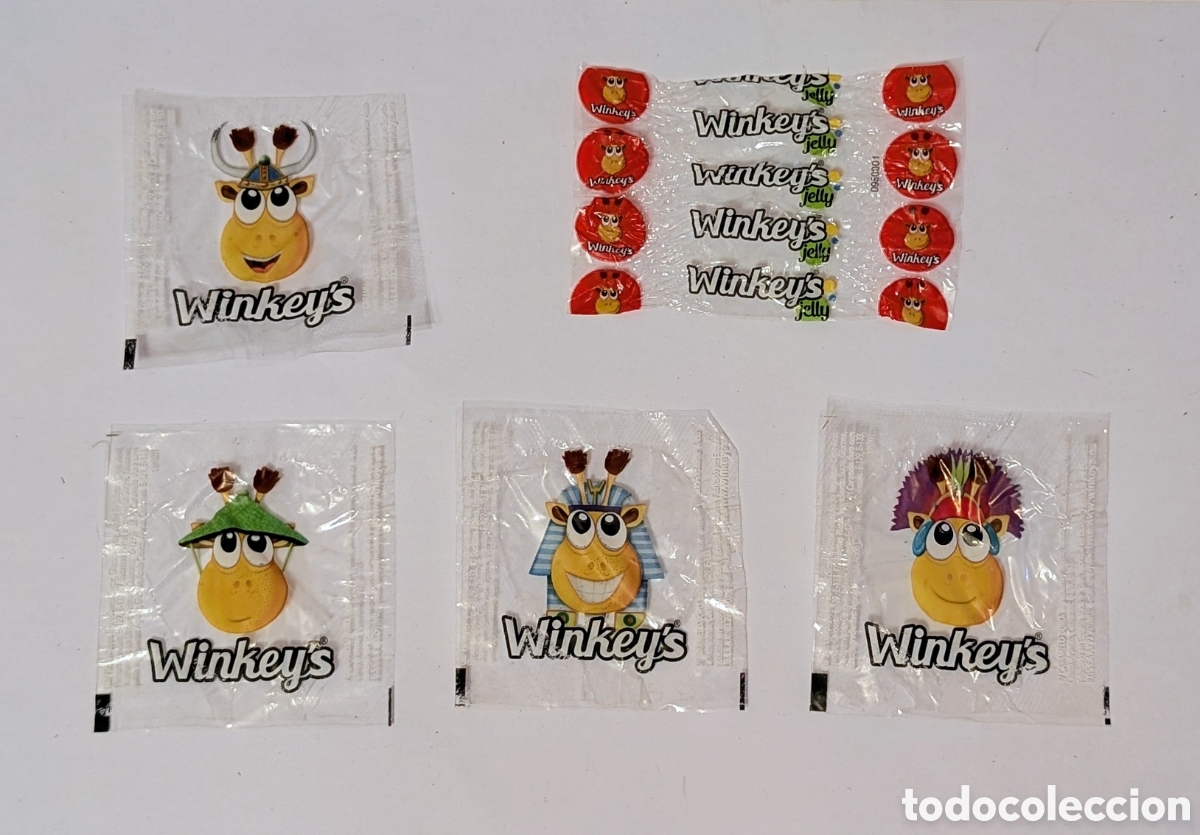 Otros art&iacute;culos de coleccionismo en papel: Envoltorios Winkey's. Muy Raros!!