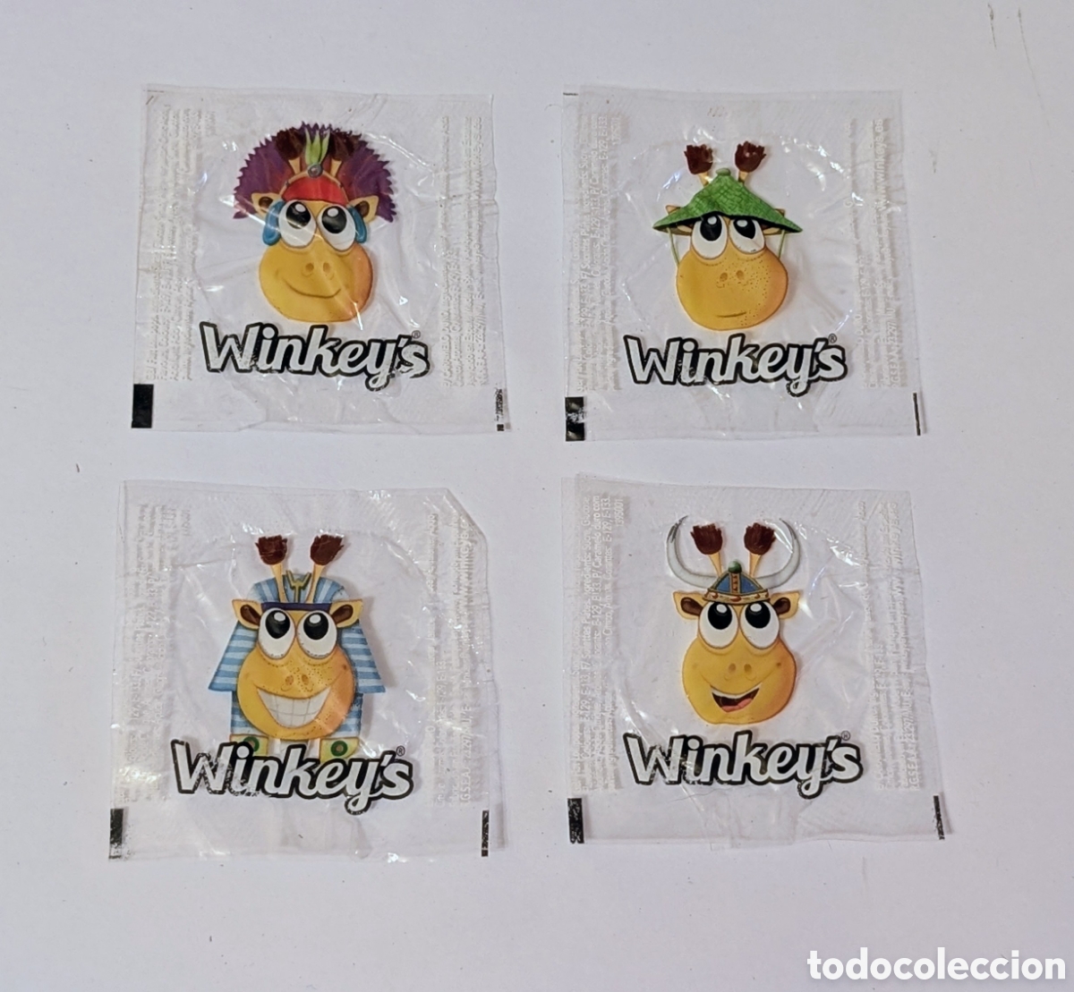 Otros art&iacute;culos de coleccionismo en papel: Envoltorios Winkey's. Muy Raros!!