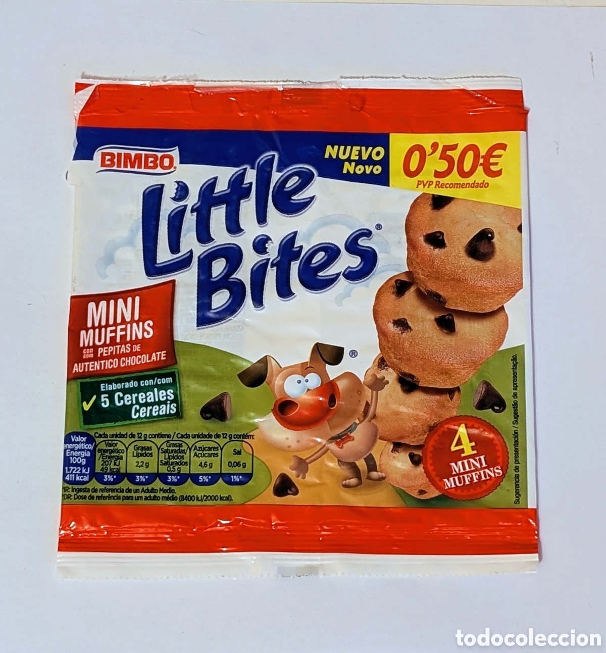 Otros art&iacute;culos de coleccionismo en papel: Envoltorio Bimbo. Little Bites