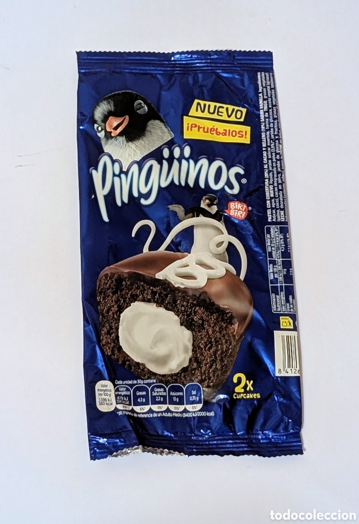 Otros art&iacute;culos de coleccionismo en papel: Envoltorio pastelitos. Ping&uuml;inos