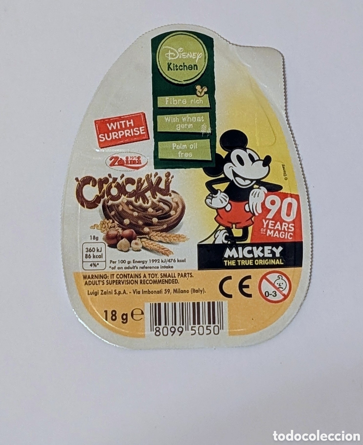 Otros art&iacute;culos de coleccionismo en papel: Mickey Mouse. Tapa envoltorio promocional 90 aniversario. Disney.