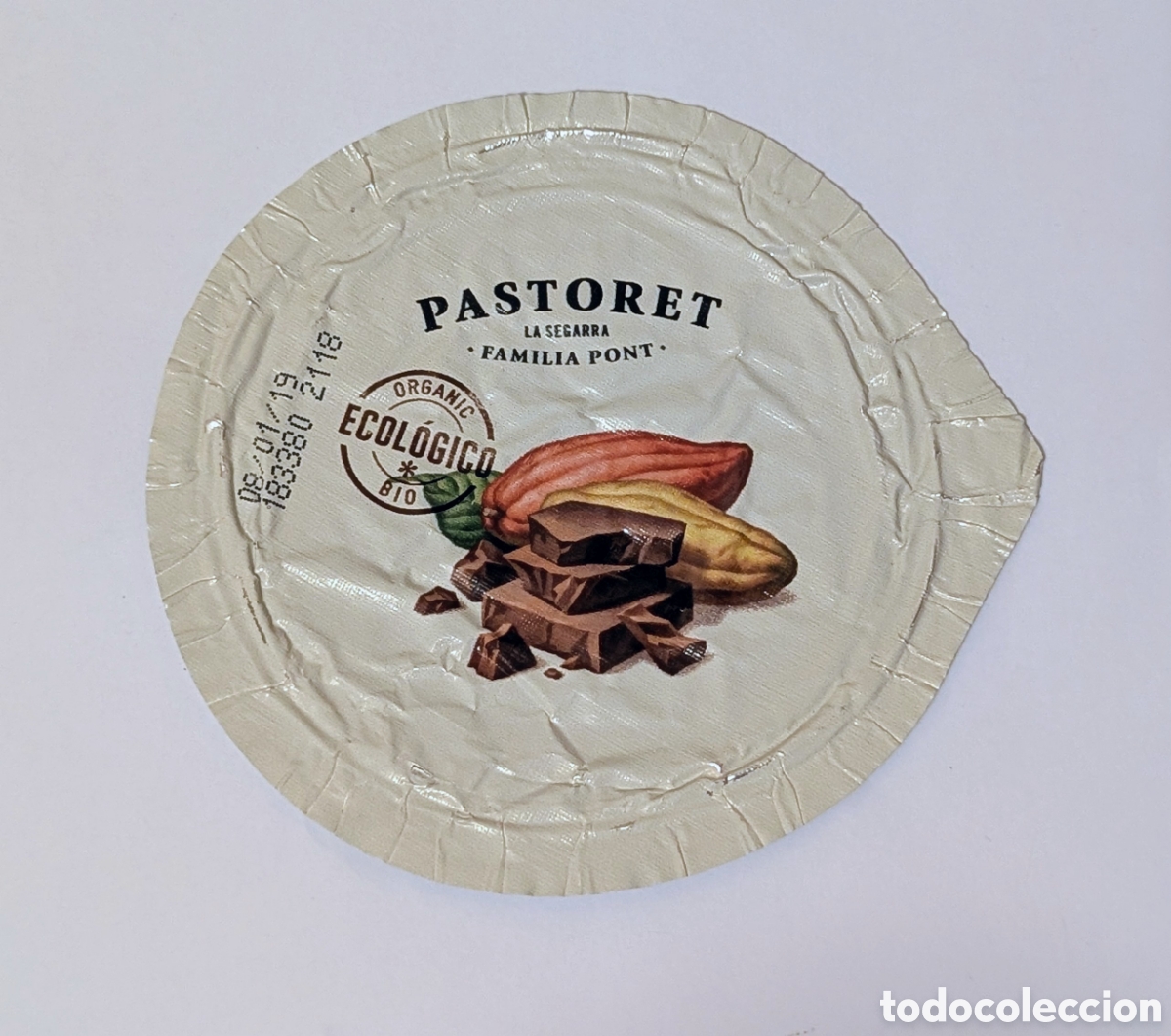 Otros art&iacute;culos de coleccionismo en papel: Tapa Yogur Pastoret. La Sagrera. Familia Pont