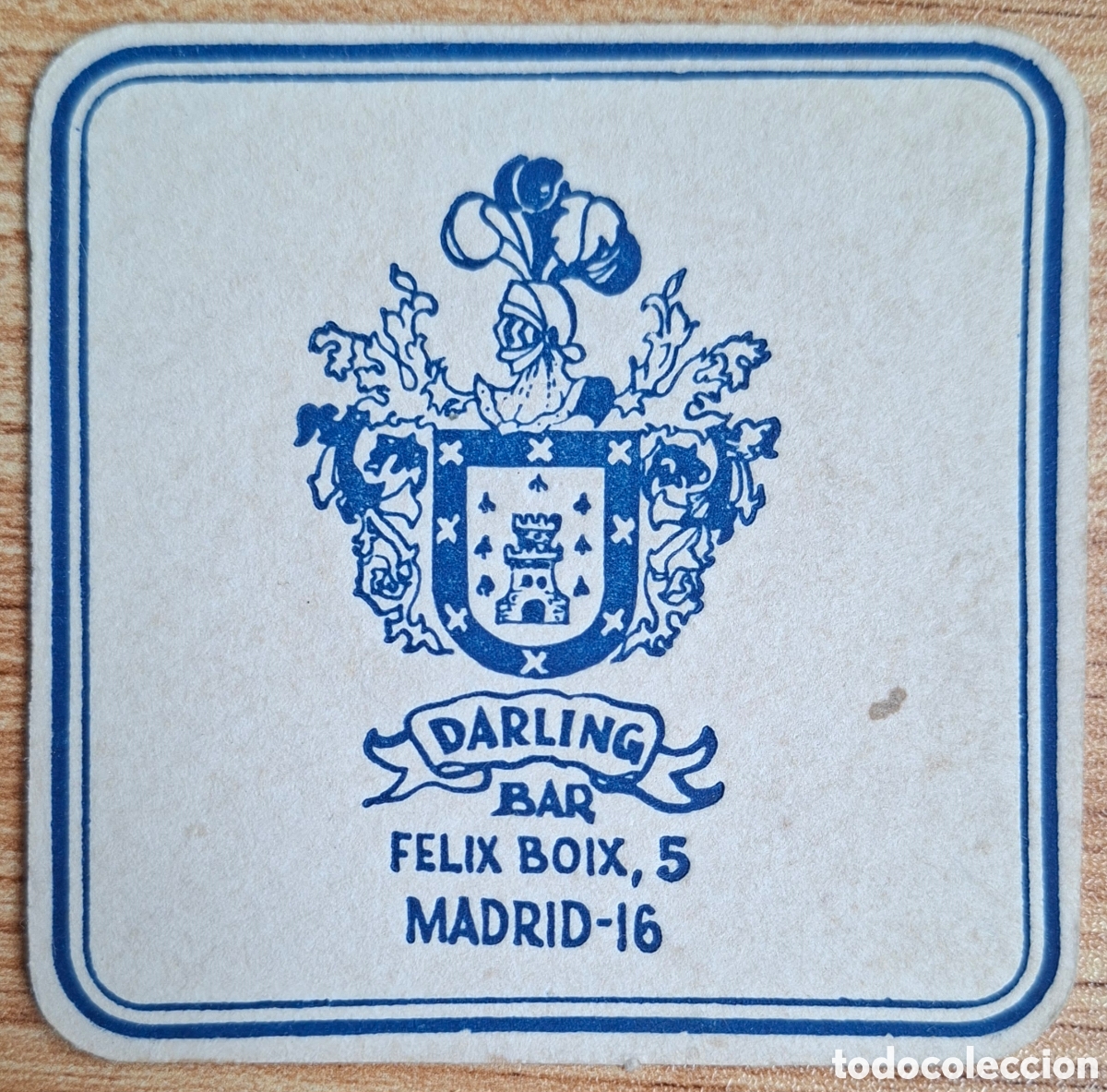 Otros art&iacute;culos de coleccionismo en papel: Posavasos Darling Bar - Madrid