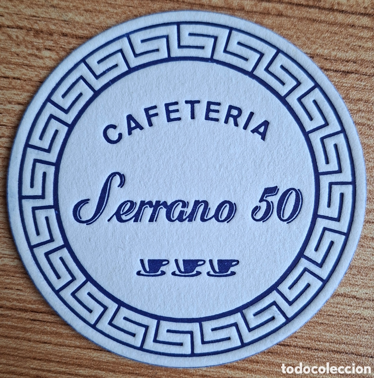 Otros art&iacute;culos de coleccionismo en papel: Posavasos Cafeter&iacute;a Serrano 50 - Madrid