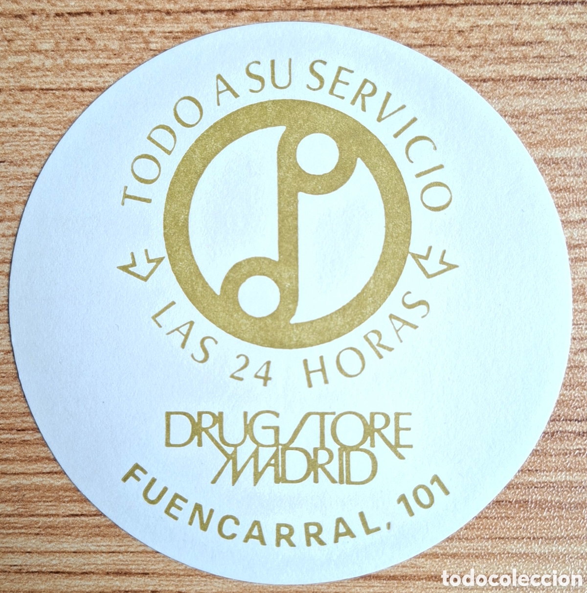 Otros art&iacute;culos de coleccionismo en papel: Posavasos Drugstore Fuencarral - Madrid
