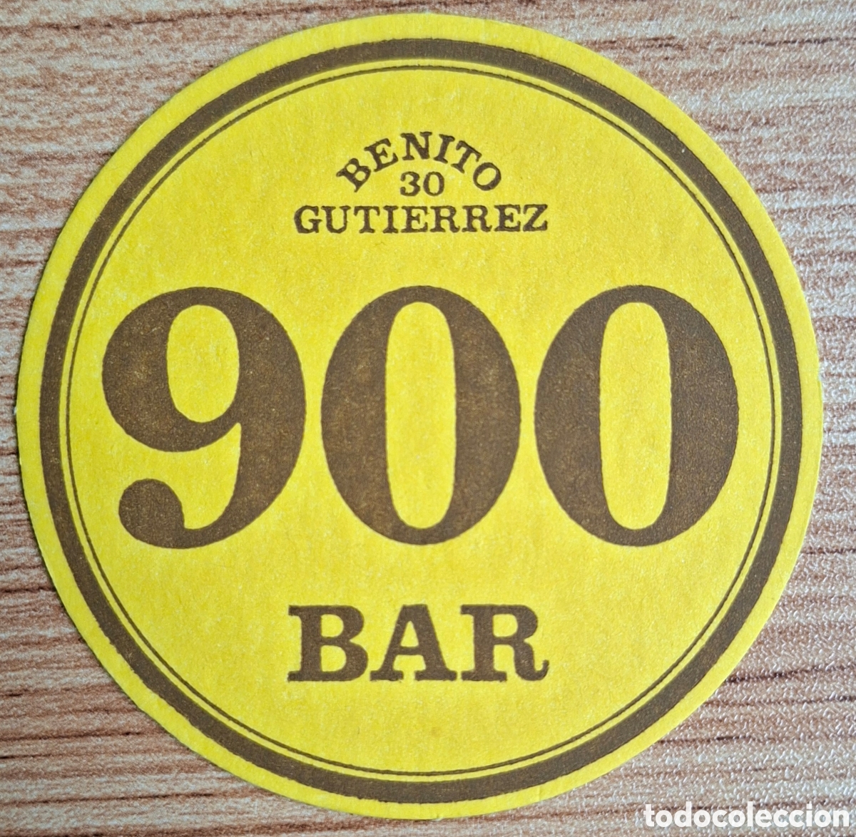 Otros art&iacute;culos de coleccionismo en papel: Posavasos Bar 900 - Madrid
