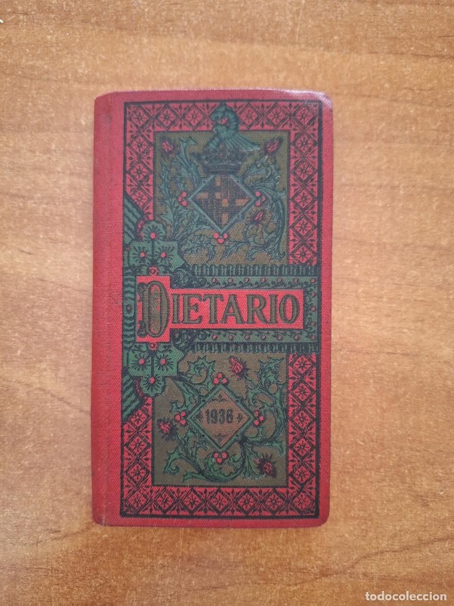 Otros art&iacute;culos de coleccionismo en papel: DIETARIO DE BOLSILLO - 1936