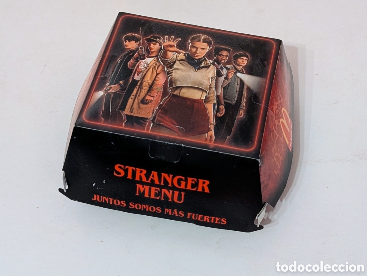 Otros art&iacute;culos de coleccionismo en papel: Caja Mc Donald's Stranger Things. Netflix
