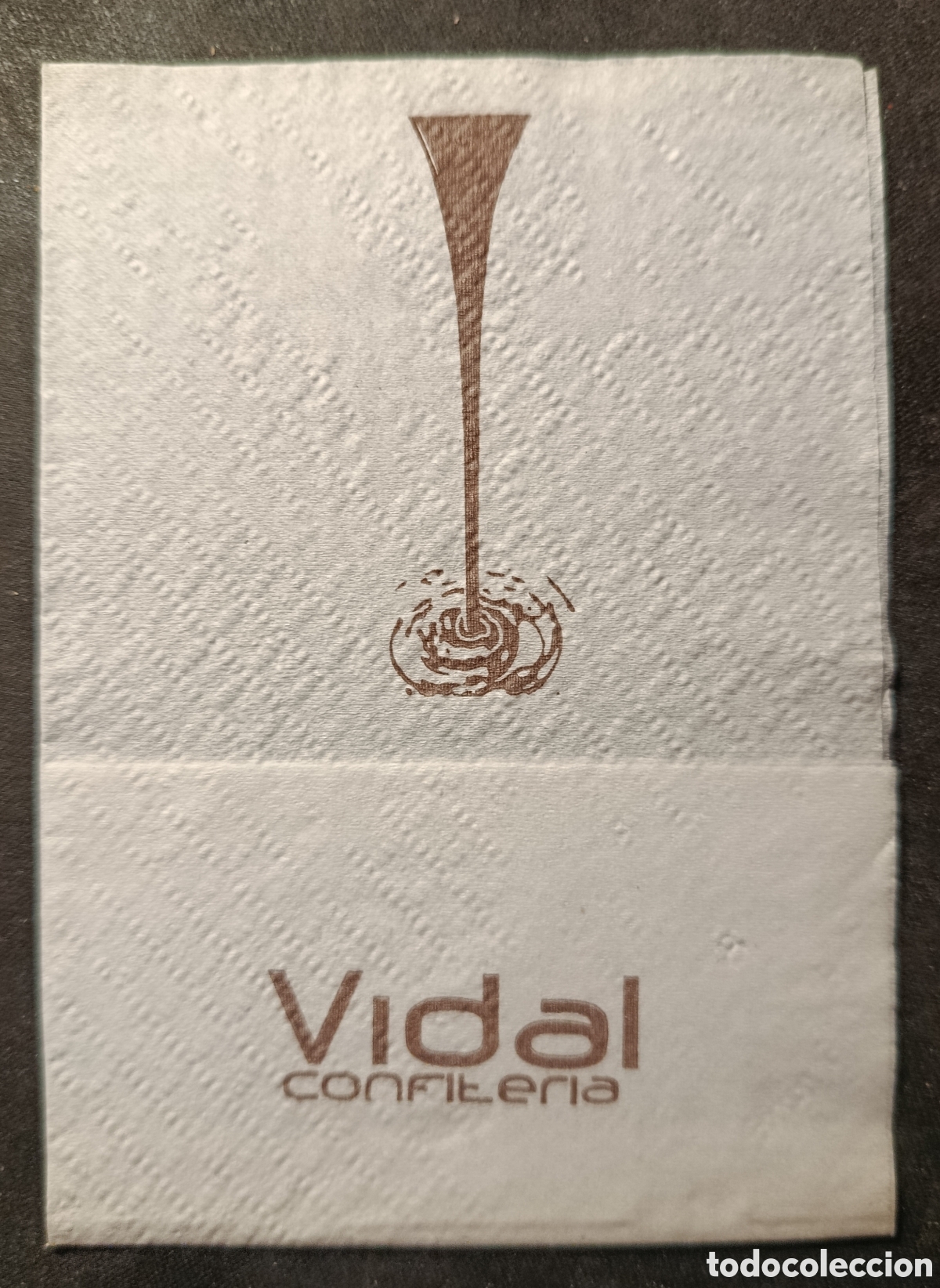 Otros art&iacute;culos de coleccionismo en papel: SERVILLETA DE PAPEL CONFITER&Iacute;A VIDAL/AVIL&Eacute;S -ASTURIAS
