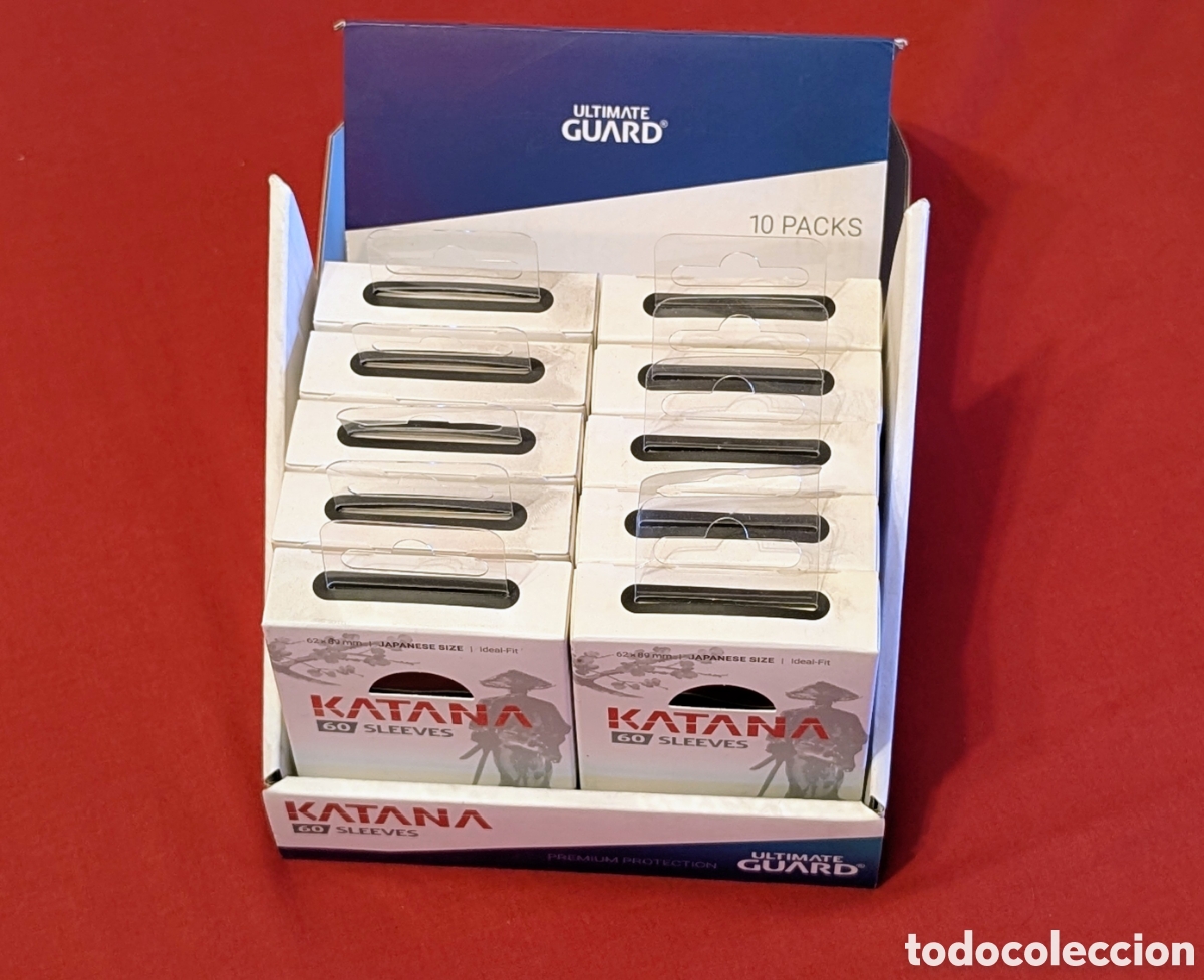 Otros art&iacute;culos de coleccionismo en papel: Caja Fundas para Cards. Katana Ultimate Guard.